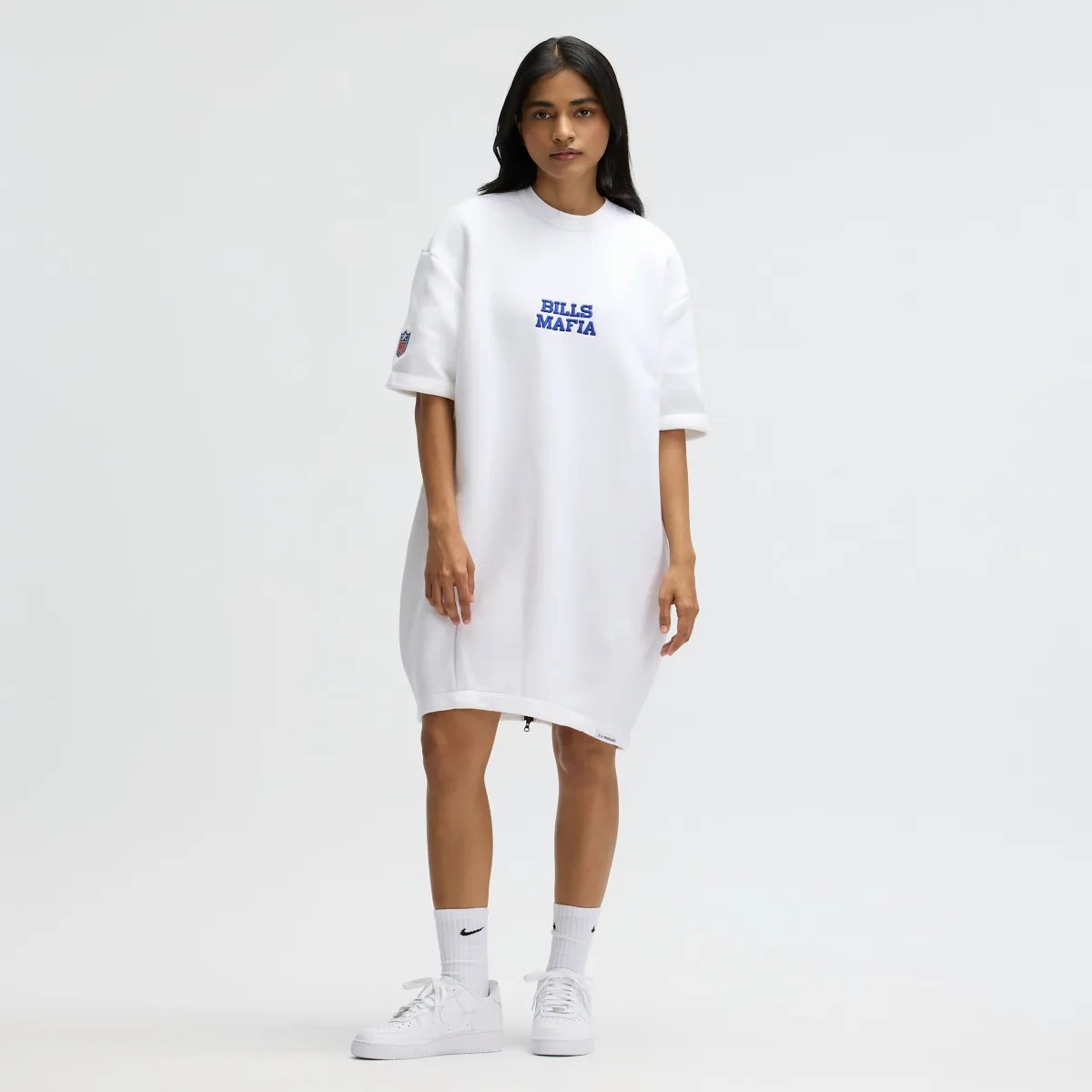 Buffalo Bills Rivalries Collection Oversized Tech Fleece NFL Dress by Nike