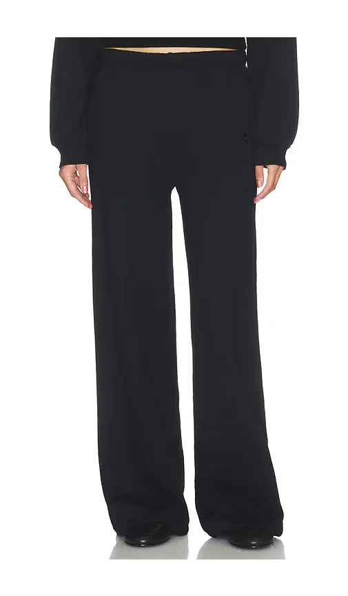 French Terry Oversized Wide Leg Sweatpant
