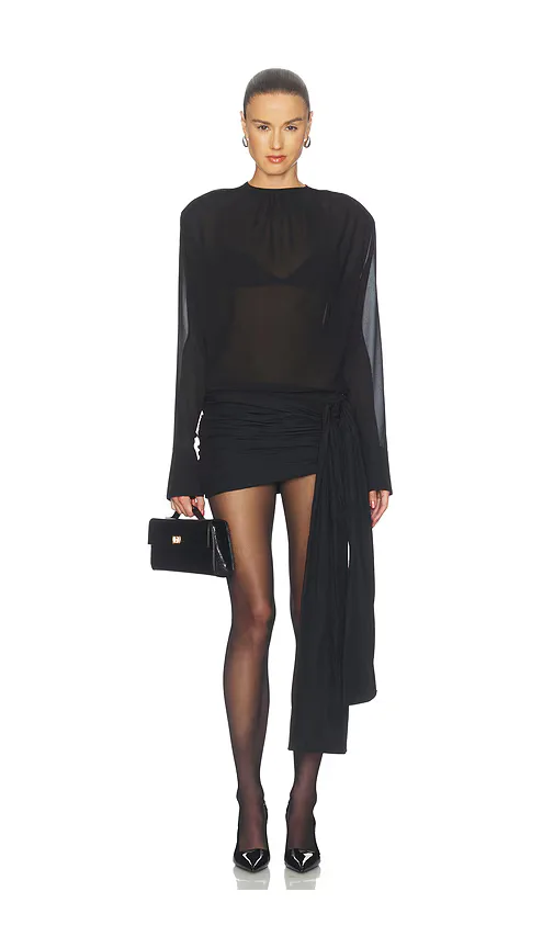 Mini Tie Dress by Entire Studios