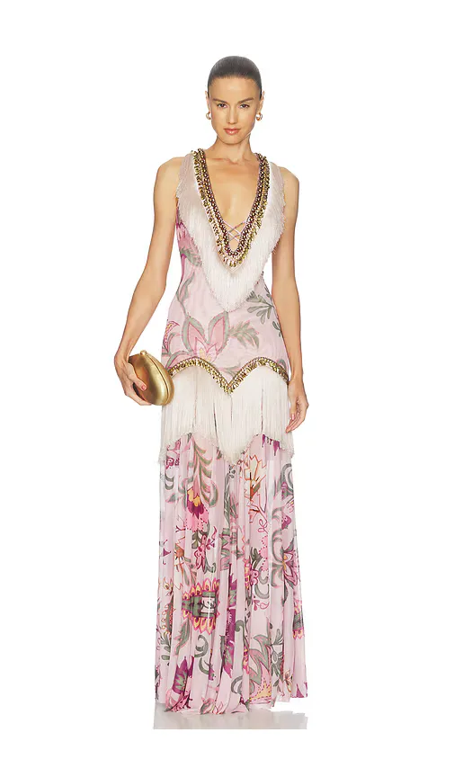 Boho Fringe Gown by PatBO