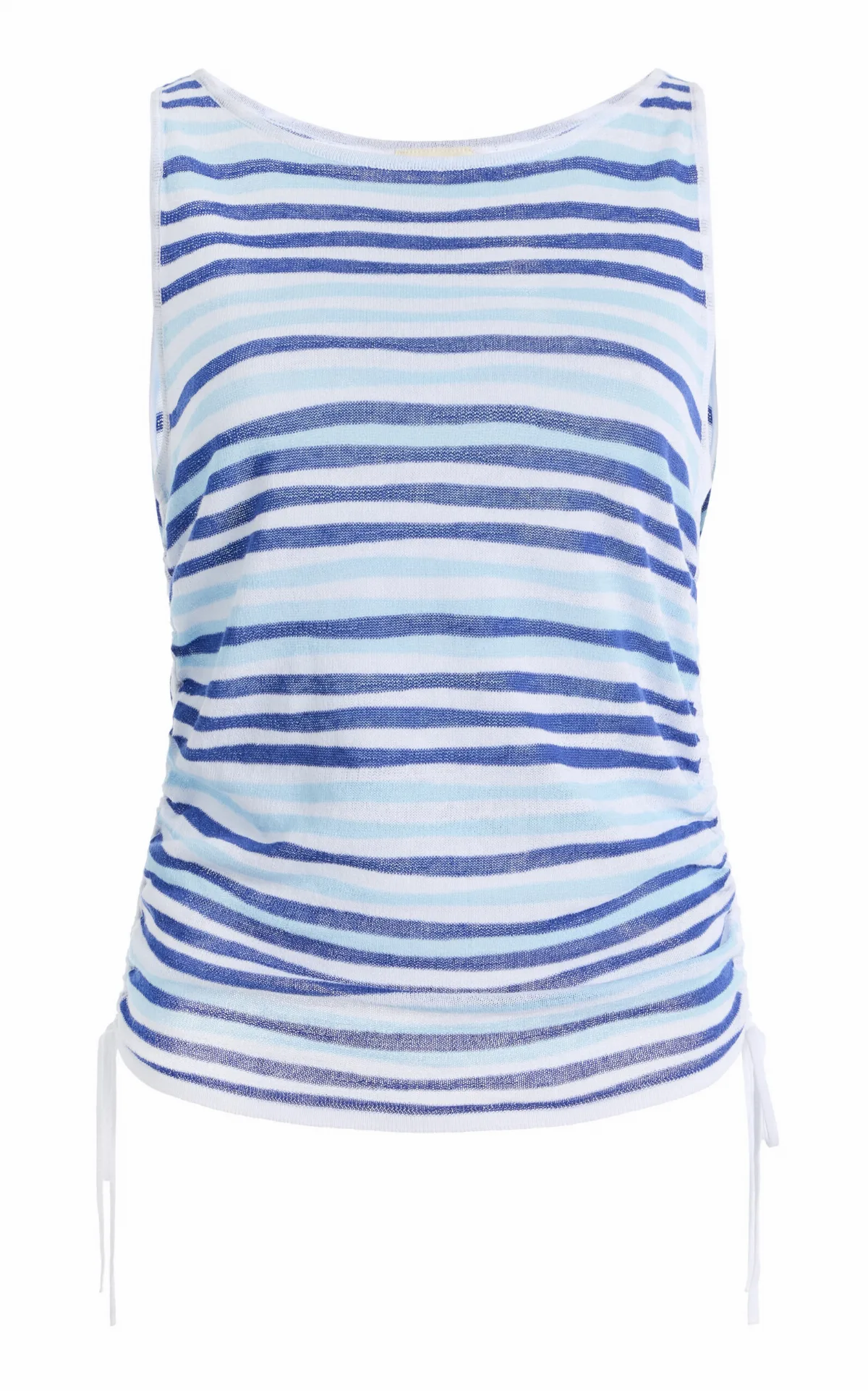 Gathered Striped Knit Tank Top by Zulu & Zephyr