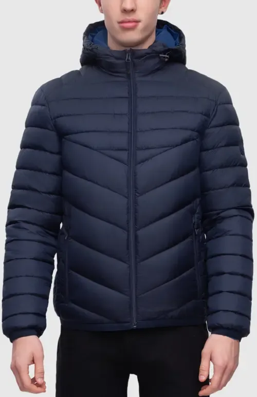 Lightweight Quilted Hooded Puffer Jacket by Rokka&Rolla