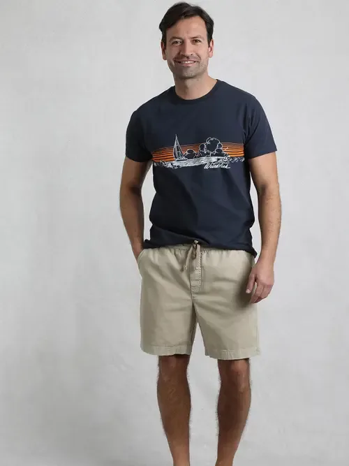 Weston Relaxed Canvas Shorts by Weird Fish
