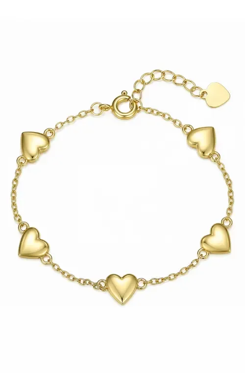 Puffed Heart Bracelet by Lily Nily