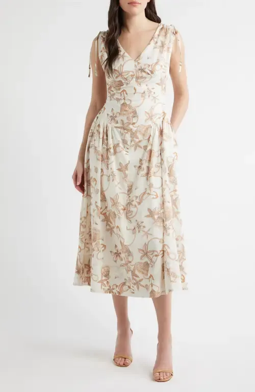 Nautical Print Dress by ZOE AND CLAIRE