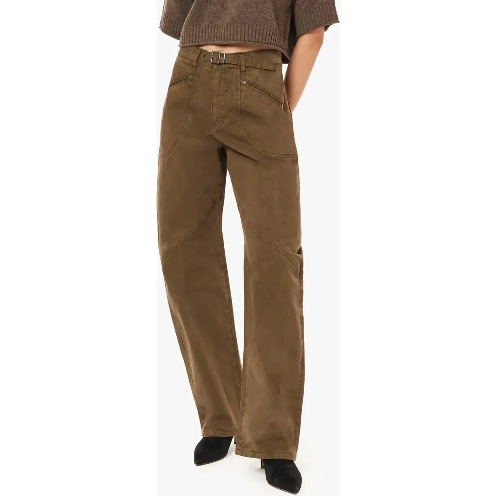 Gwen Bowed Slouch Utility Pants