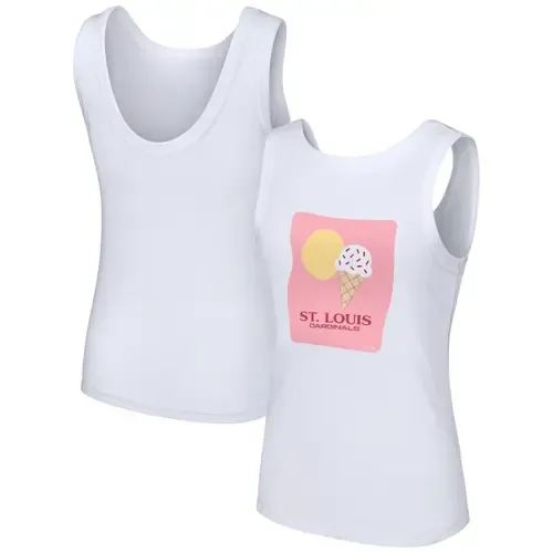 Lusso Style St. Louis Cardinals Lindy Tank Top by LUSSO