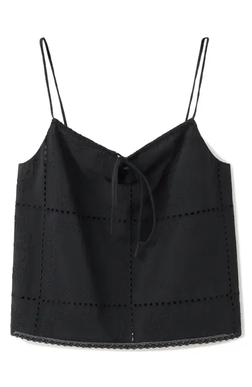Embroidered Cotton Top