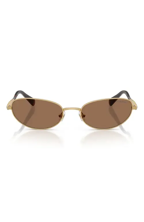 56mm Oval Sunglasses by Swarovski