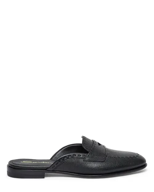 Granato Leather Mule by Santoni