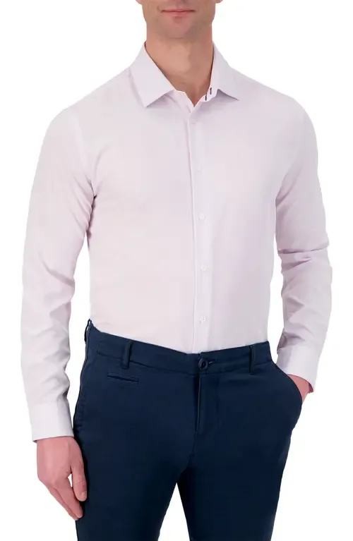 4X Stretch Slim Fit Microdot Dress Shirt by Report Collection