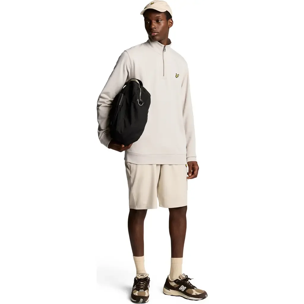 Loopback Quarter Zip Sweat by Lyle & Scott