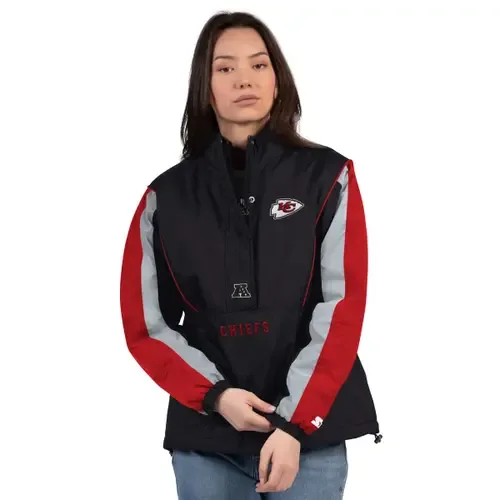 Starter Kansas City Chiefs Thursday Night Gridiron Half-Zip Jacket by STARTER