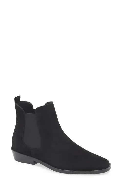 Bromley Chelsea Boot in Black Suede by Cordani
