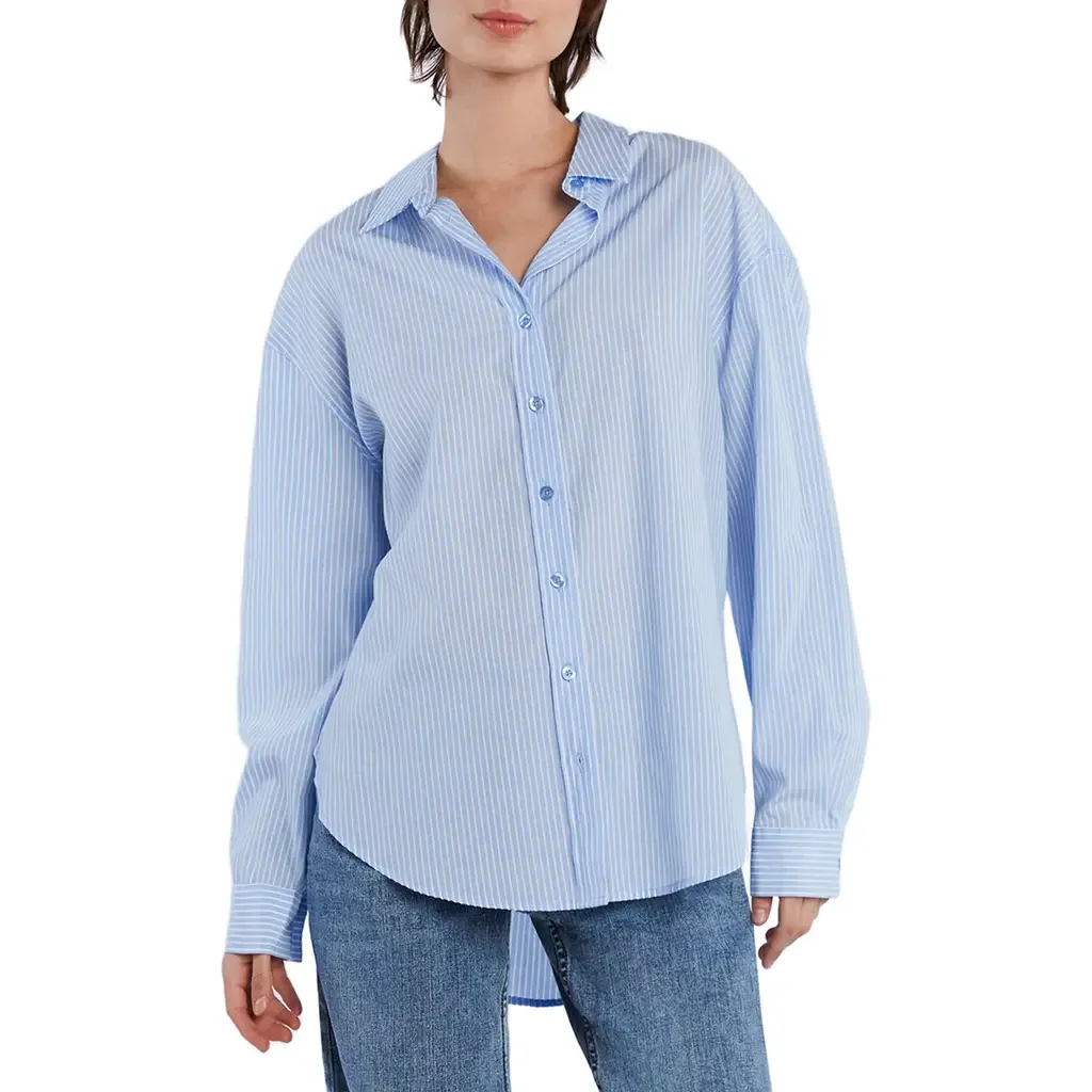 Oversize Stripe Shirt by Wash Lab Denim