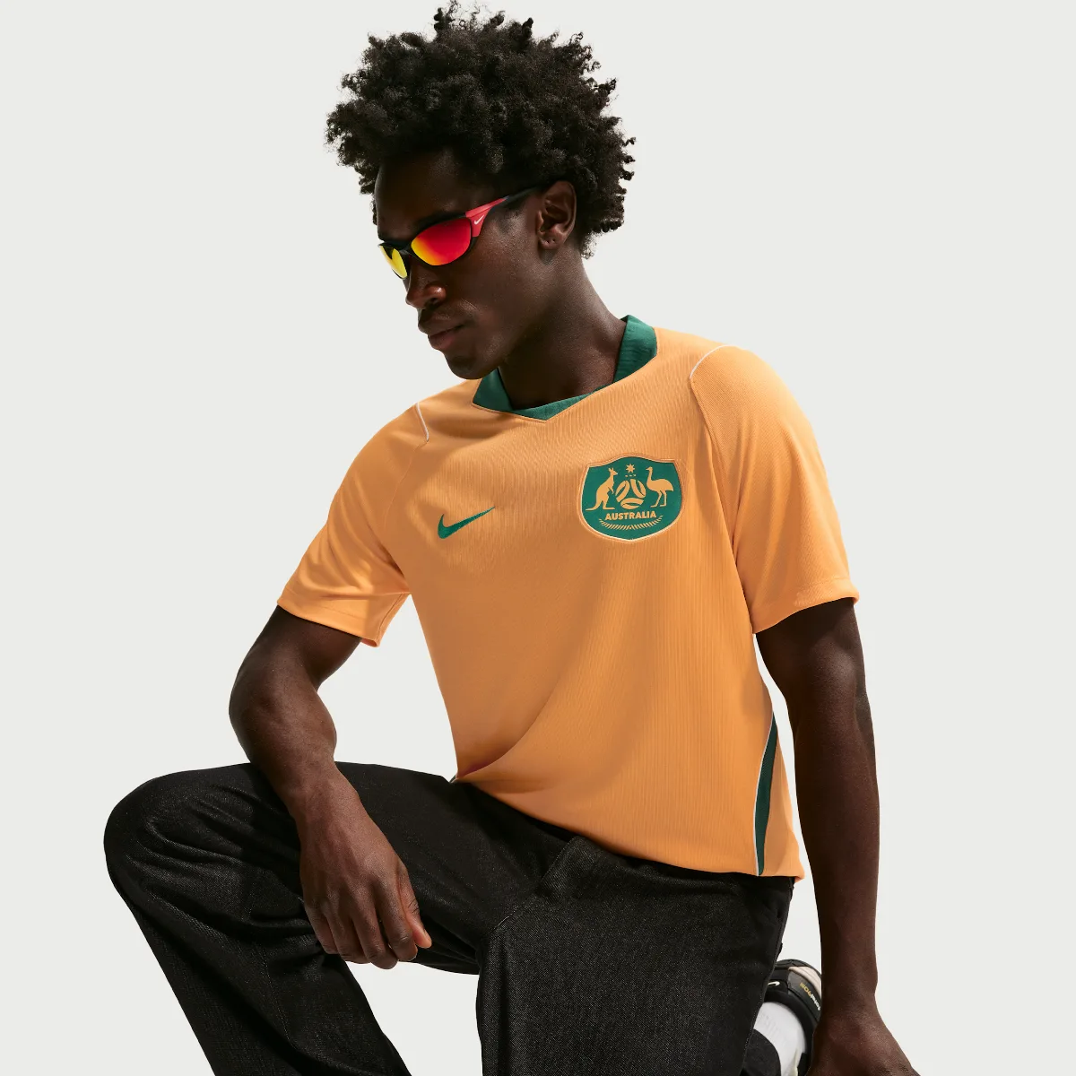 Australia 2026 Stadium Home Dri-FIT Soccer Jersey by Nike