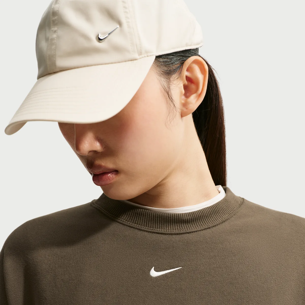 Studio Fleece Medium Weight Oversized Crew-Neck Sweatshirt by Nike
