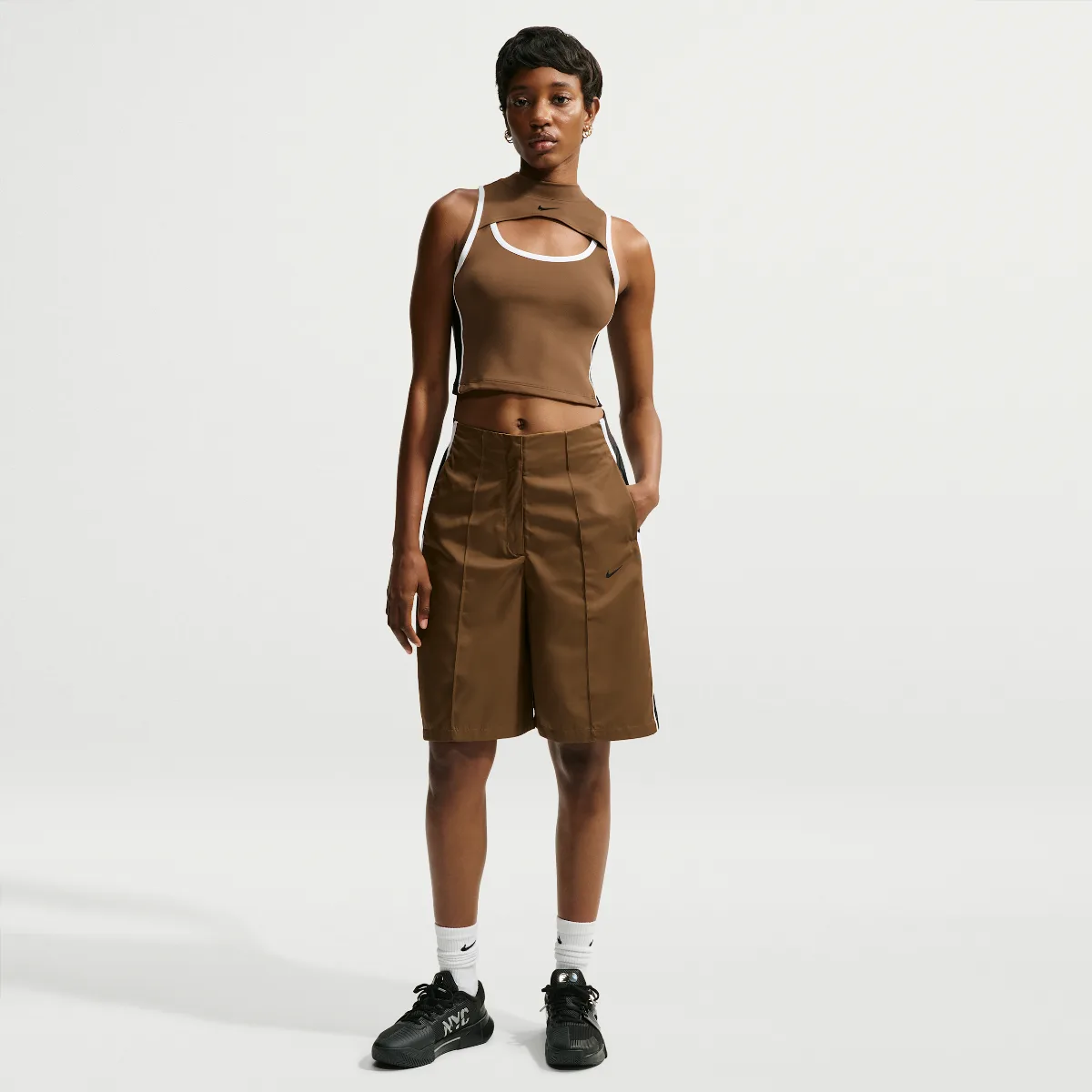 Naomi Osaka Loose Mid-Rise Shorts
