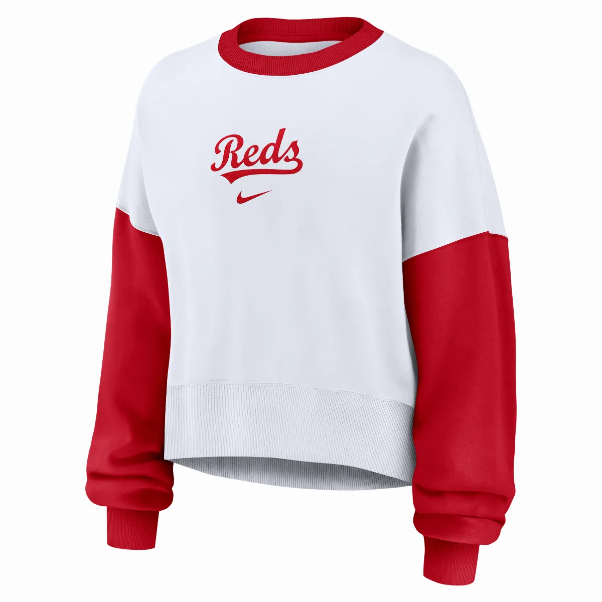 Cincinnati Reds Primary MLB Pullover Crew by Nike
