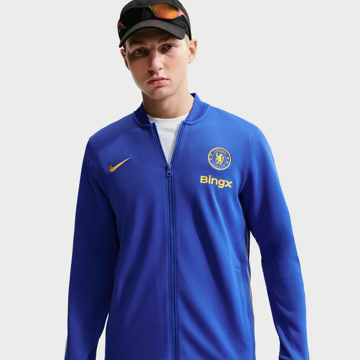 Chelsea FC Strike Dri-FIT Soccer Knit Track Jacket by Nike