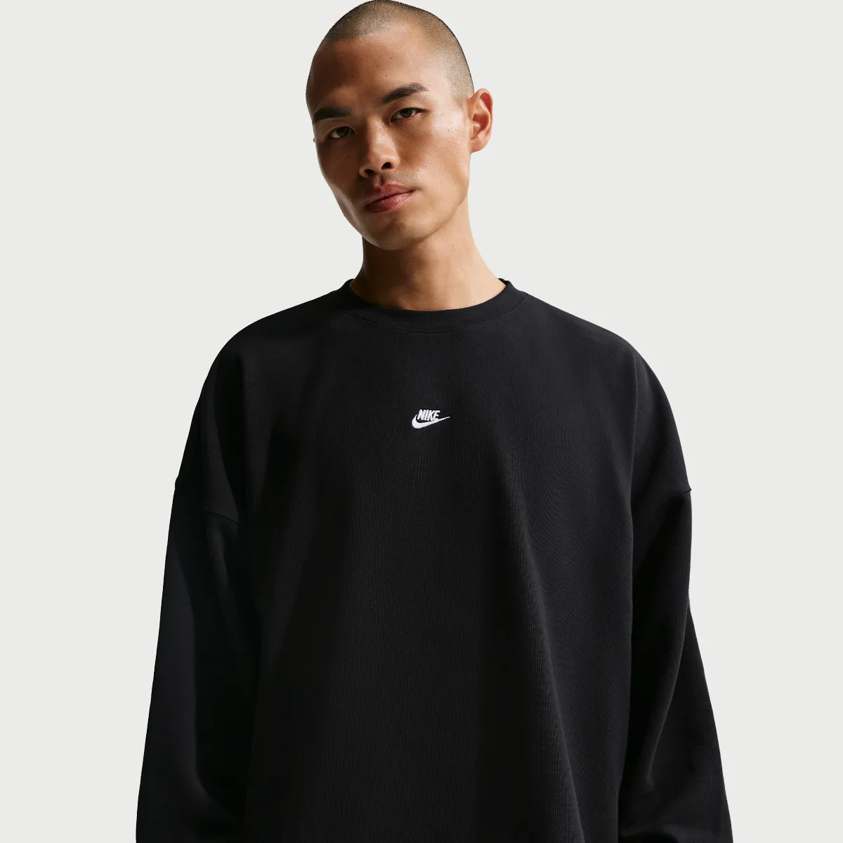 Sportswear Club Oversized French Terry Crew-Neck Sweatshirt by Nike