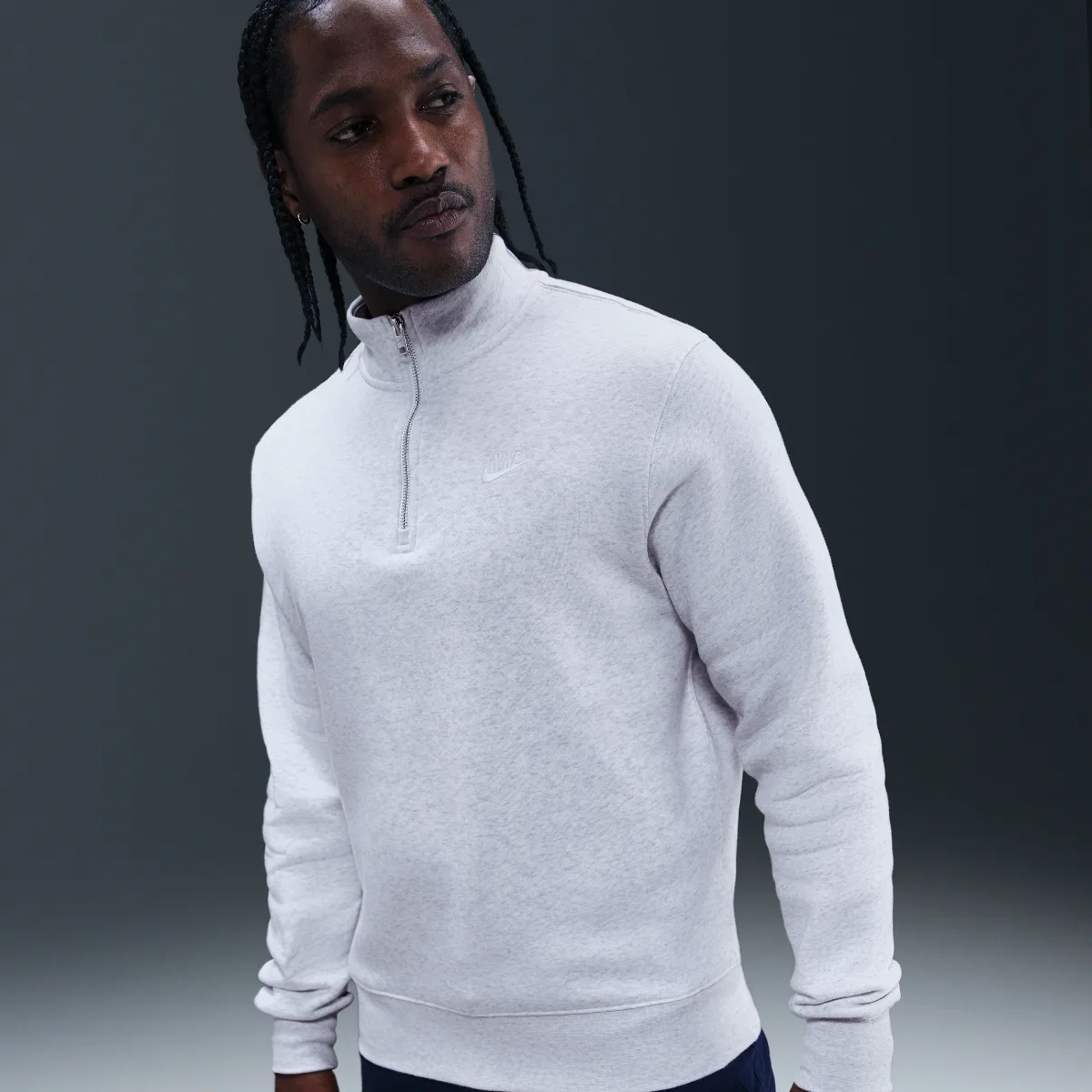 Sportswear Club 1/2-Zip Fleece Top by Nike