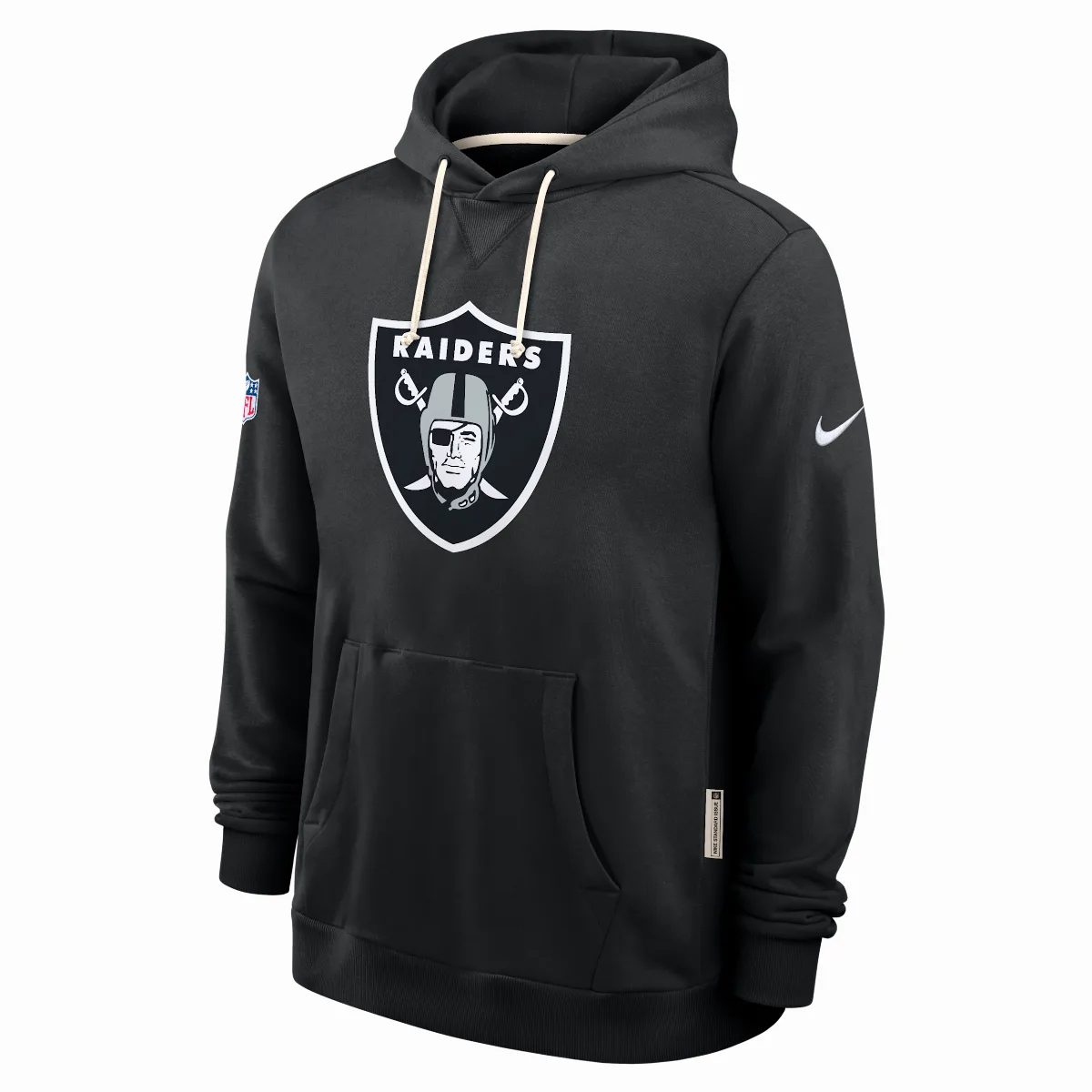 Las Vegas Raiders Initial Home Sideline Dri-FIT NFL Pullover Hoodie by Nike