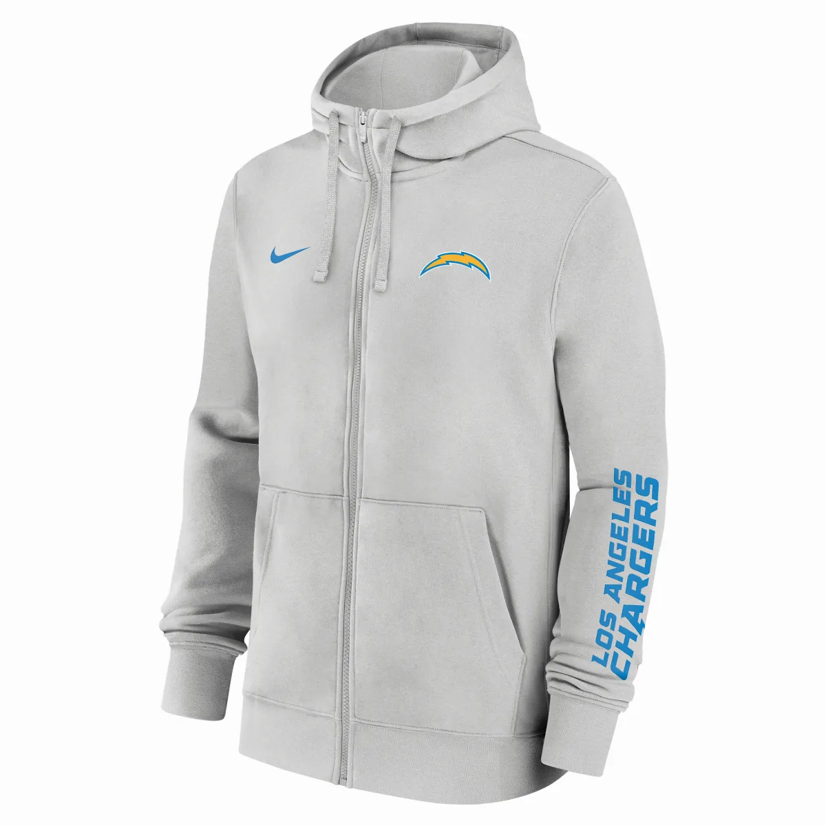 Los Angeles Chargers Club NFL Full-Zip Hoodie by Nike