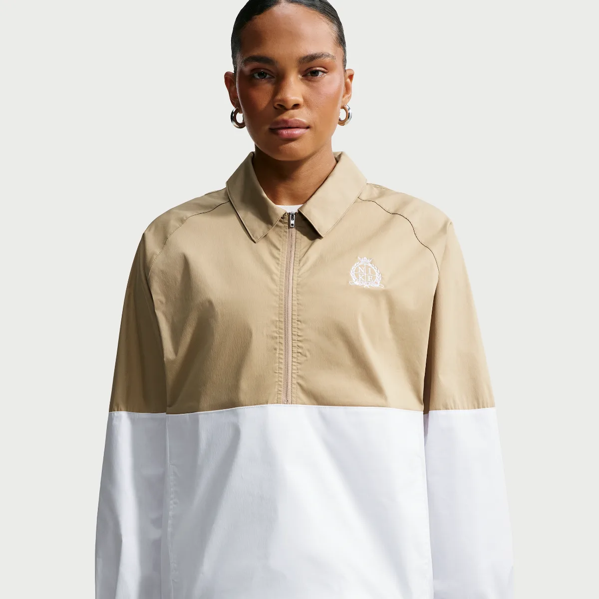 Sportswear Oversized Poplin 1/2-Zip Jacket by Nike
