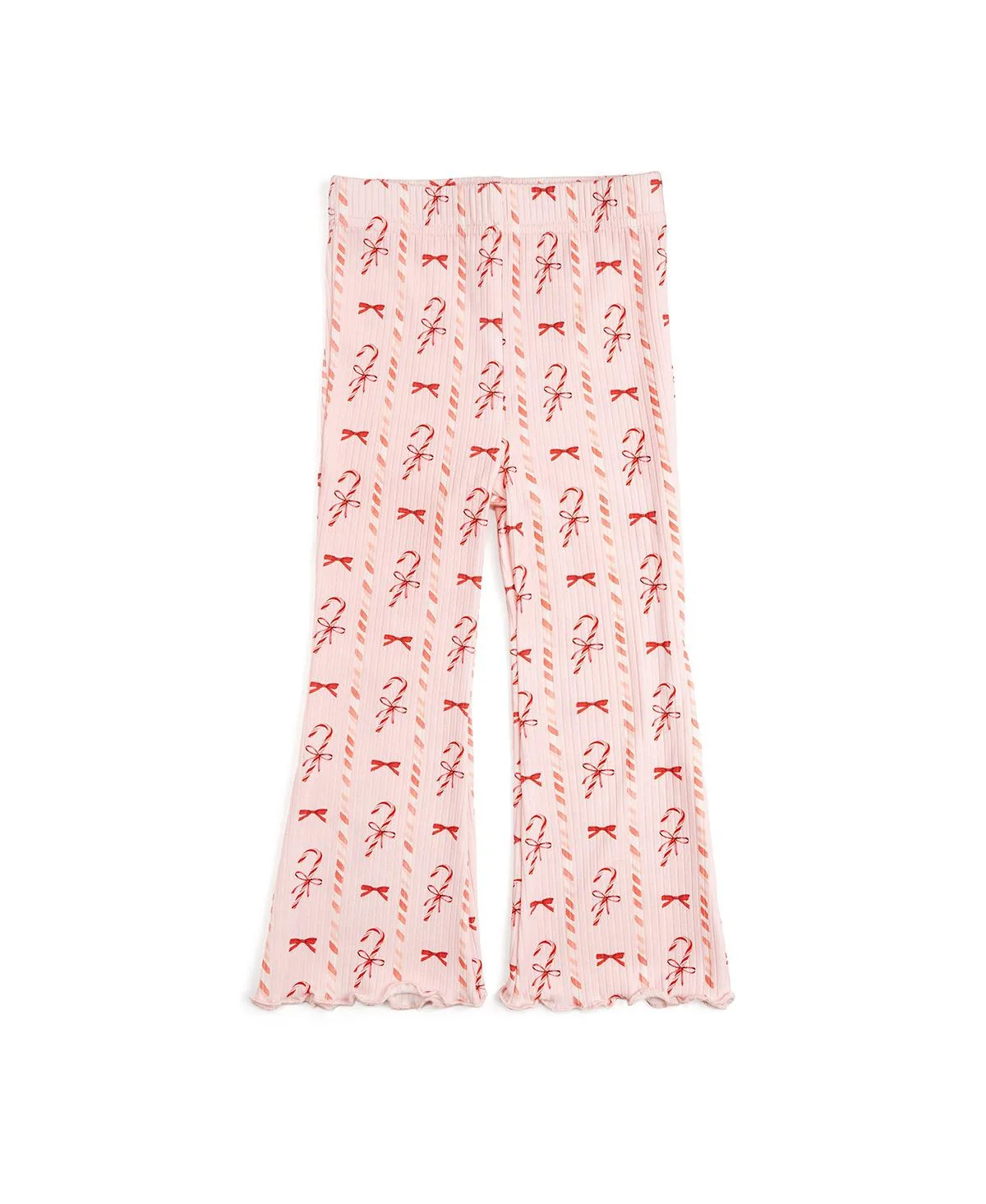 Candy Cane Lane Christmas Flare Legging by Sweet Wink