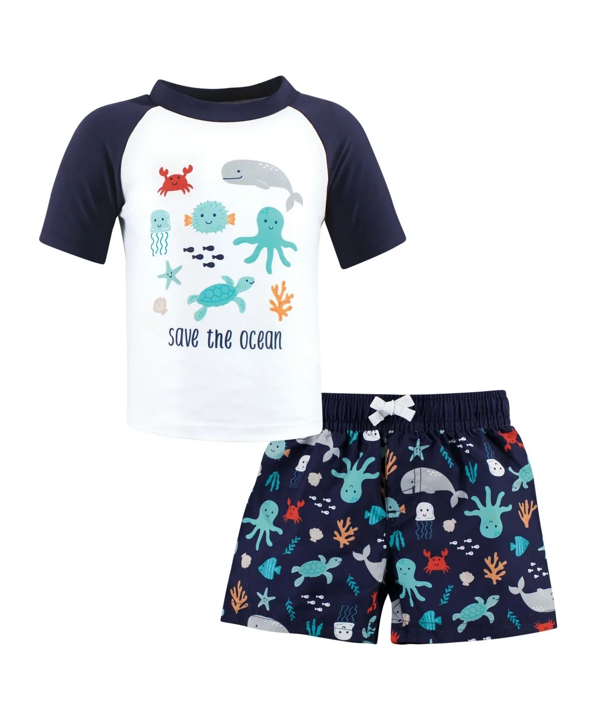 Hudson Junior Quick-Dry Half-Sleeve Swim Protection Tee by Hudson Baby