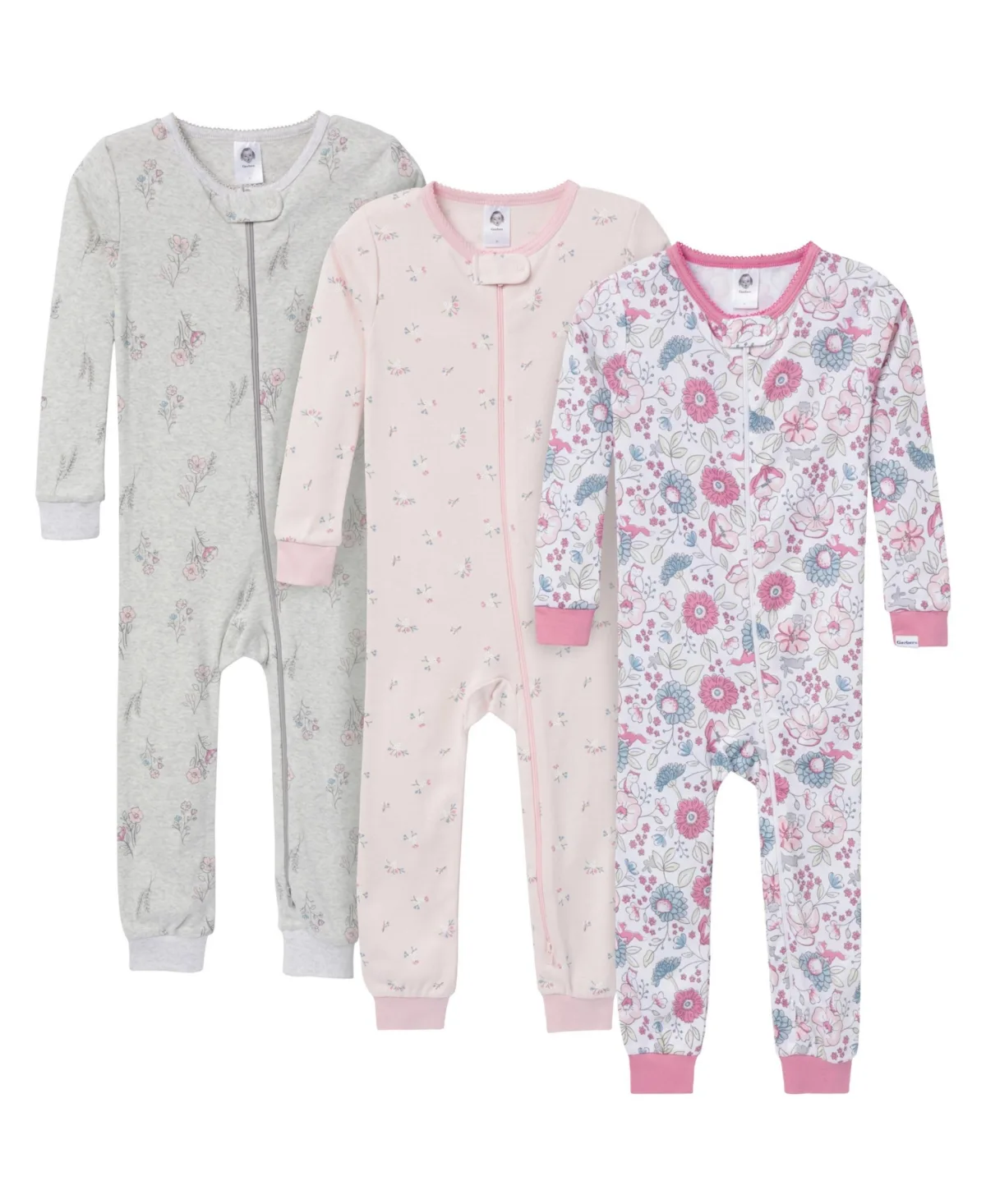 Snug Fit Footless Pajamas, 3-Pack by Gerber
