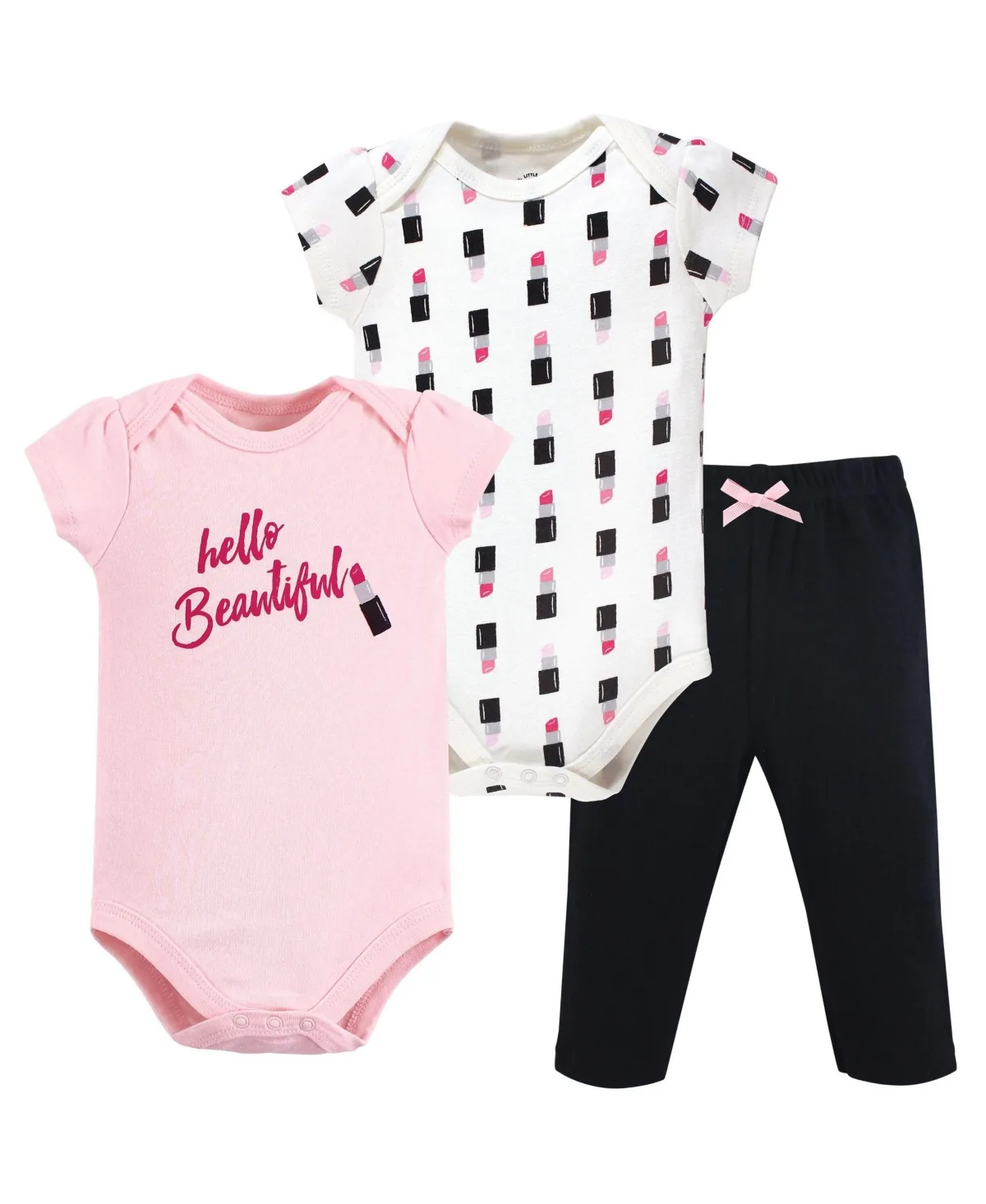 Soft Cotton Two-Piece Outfit Bodysuit & Pants by Little Treasure