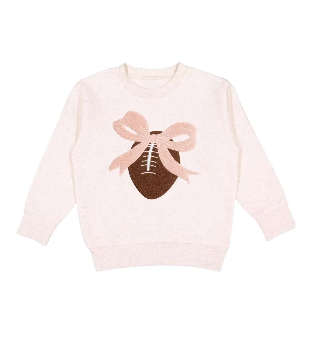 Coquette Football Patch Sweatshirt by Sweet Wink