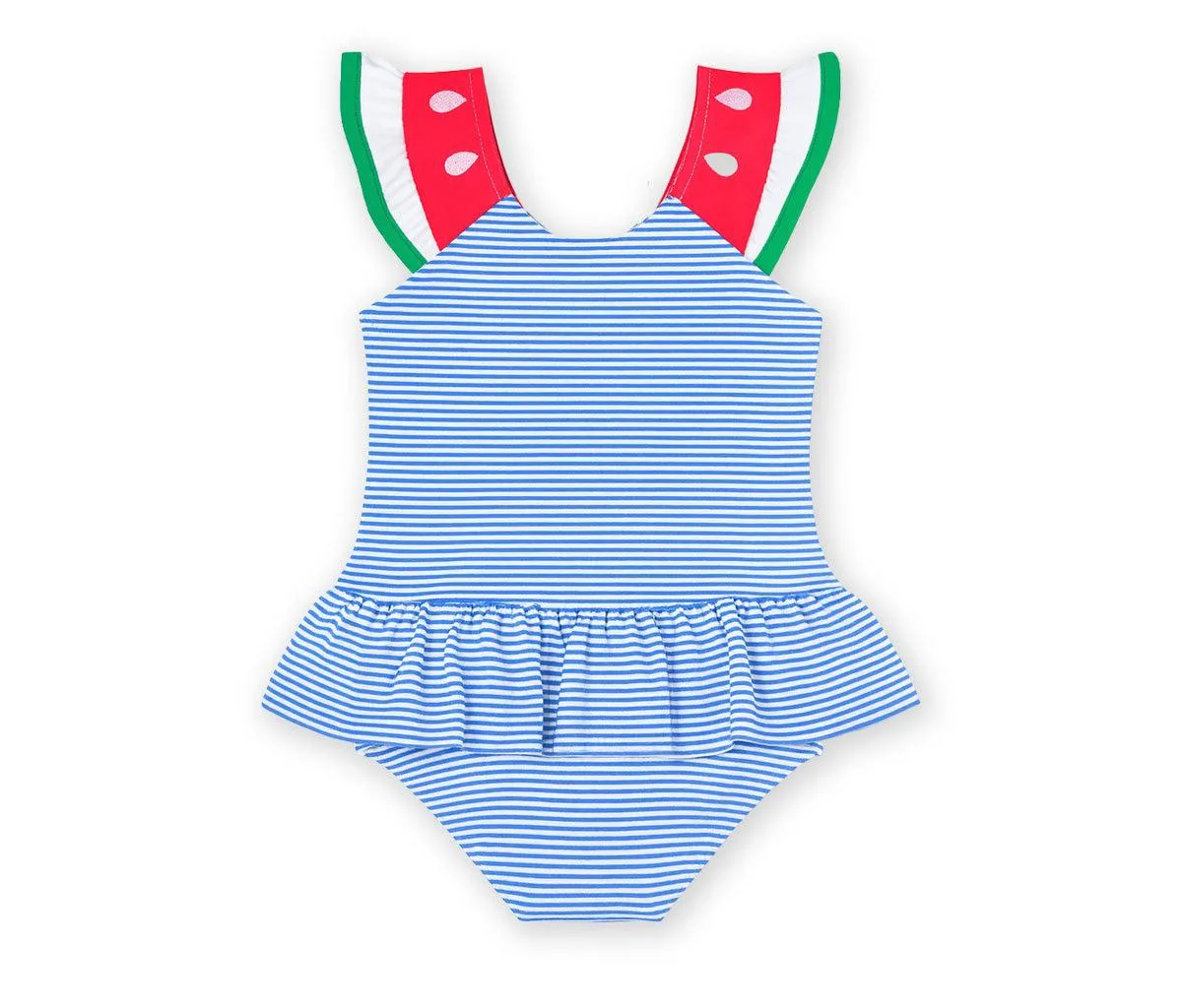 Seersucker Swimsuit with Watermelon by Florence Eiseman