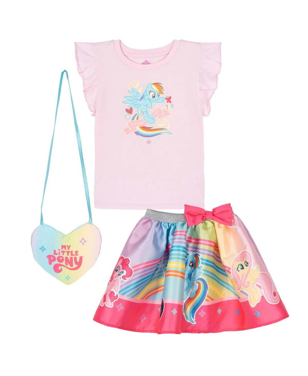 Satin Skirt and Top Set with Bag by My Little Pony