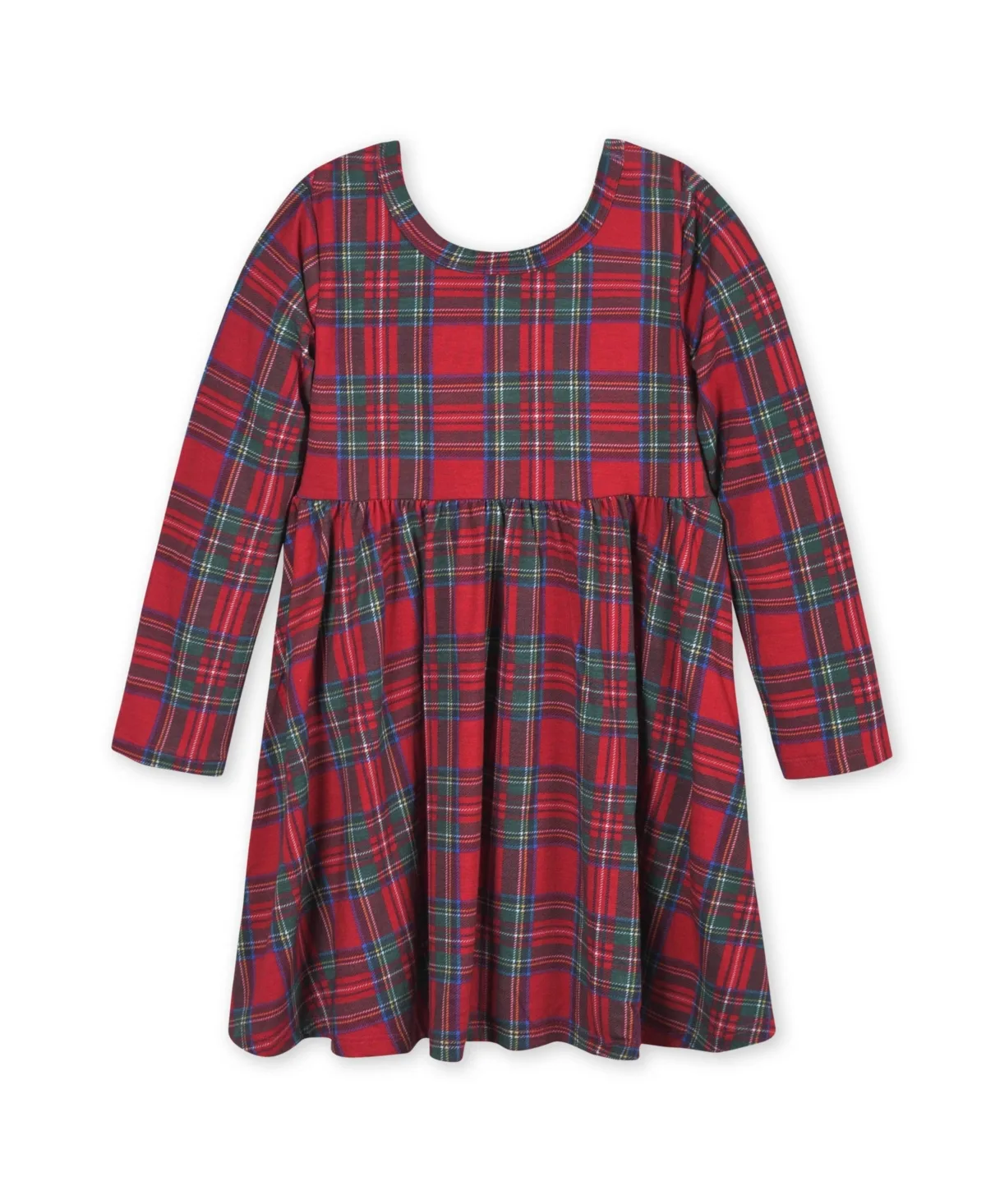 Holiday Plaid About You Long Sleeve Dress by Gerber