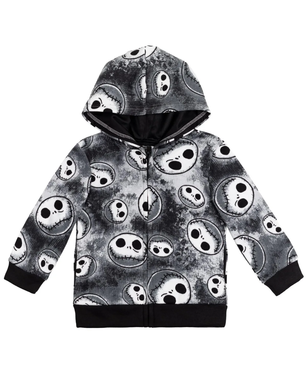 Disney Jack Skellington Fleece Zip Up Hoodie by Nightmare Before Christmas
