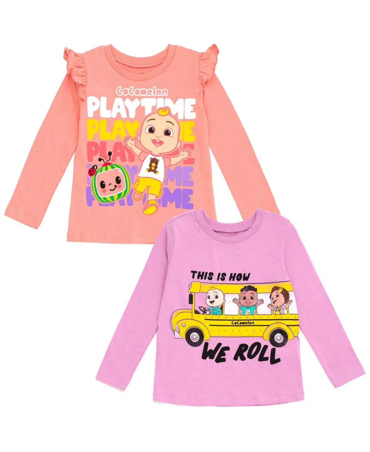 Cocomelon Jj Cody Nina 2 Pack T-Shirts by Cocomelon