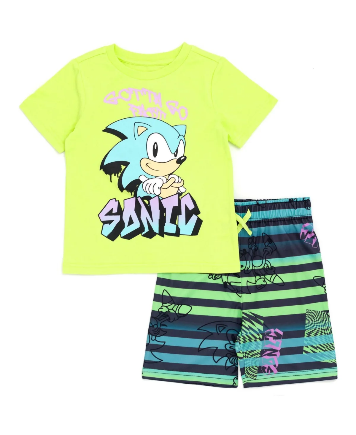 Sonic the Hedgehog T-Shirt and Shorts Outfit Set by Sega