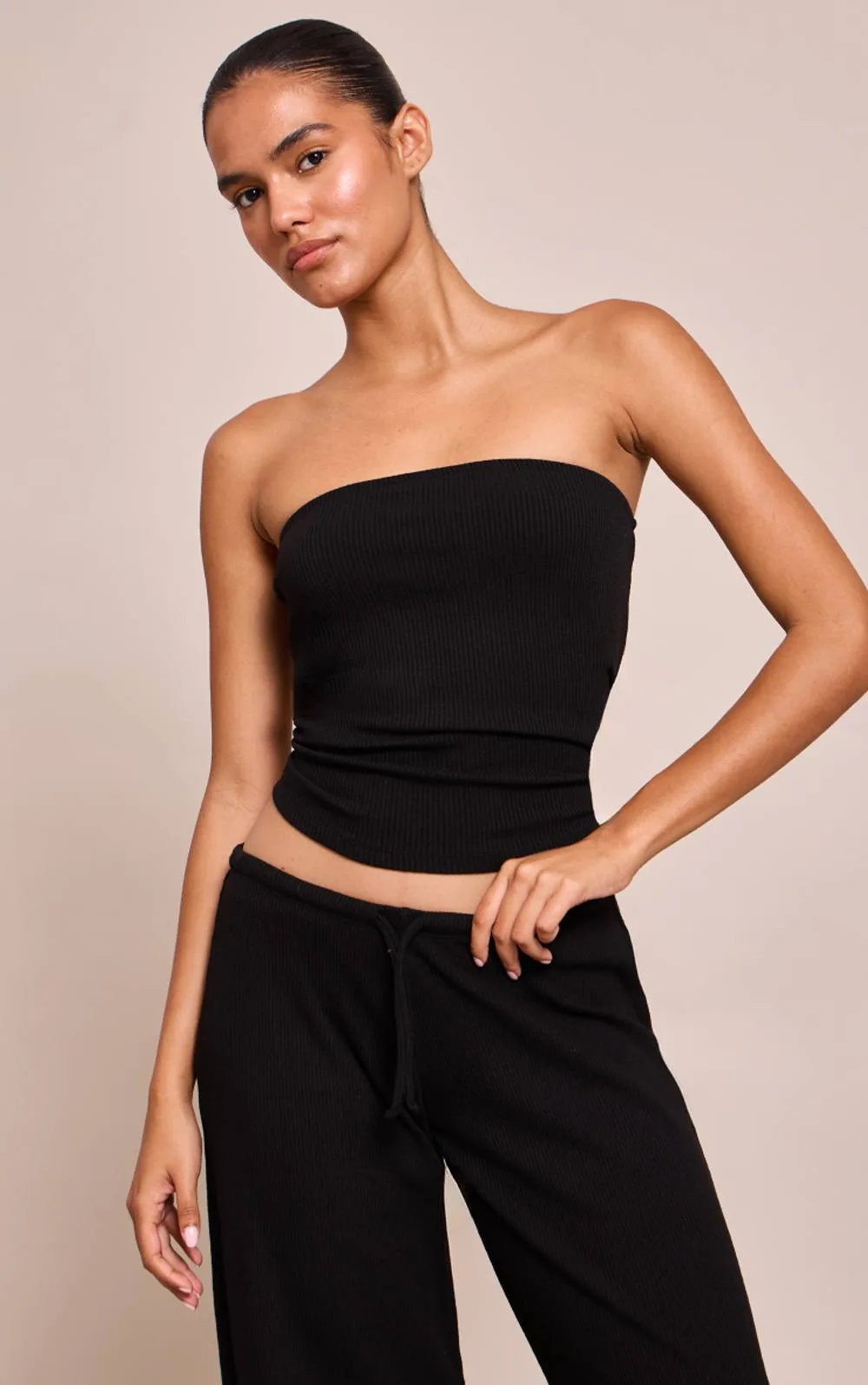Bandeau Top Co-Ord by PrettyLittleThing