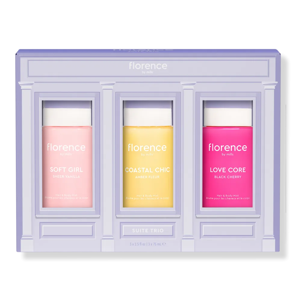 Suite Trio Hair & Body Mist Set by florence by mills