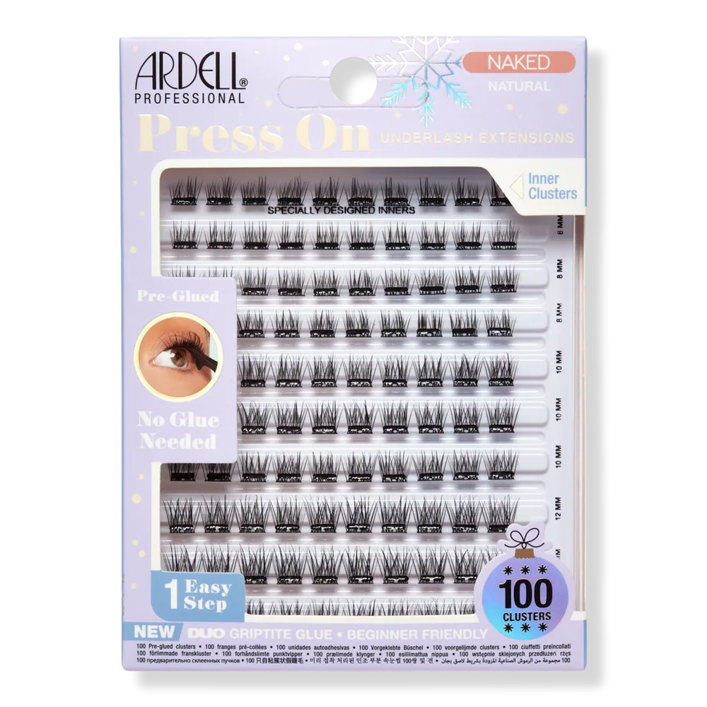 Holiday Edition: Press on Pre-Glued Underlash Extensions Naked Natural by Ardell