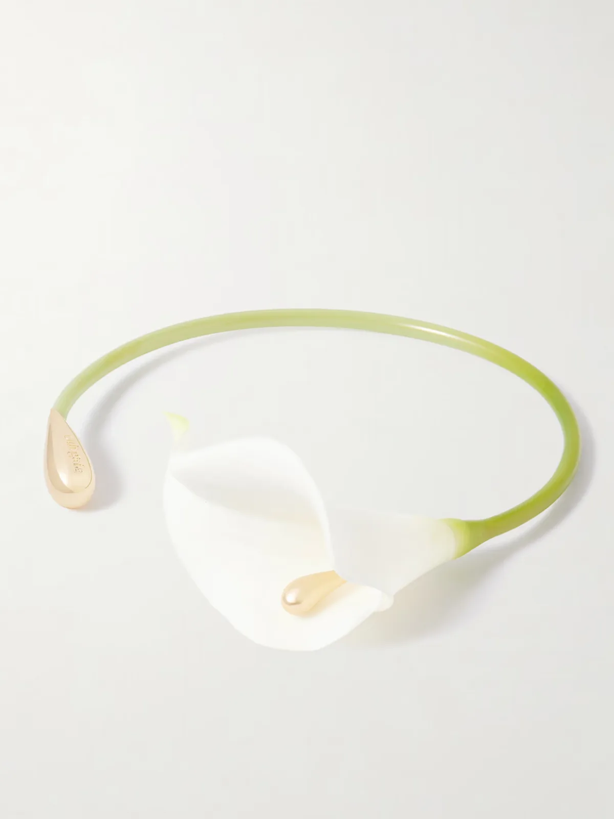 - Calla Vine Tpu And Gold-tone Choker -
