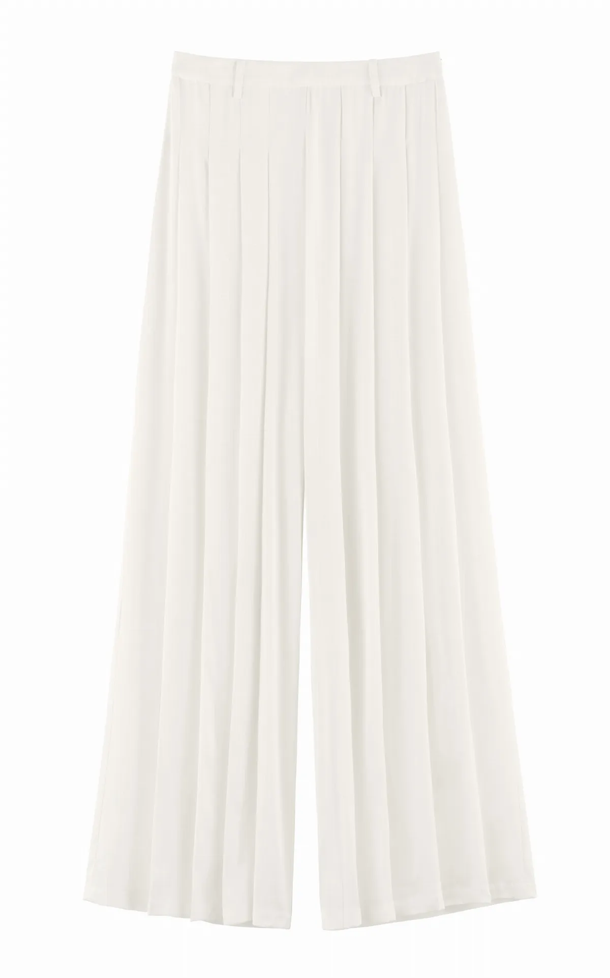 Pleated Silk-Blend Wide-Leg Pants by ARAKII