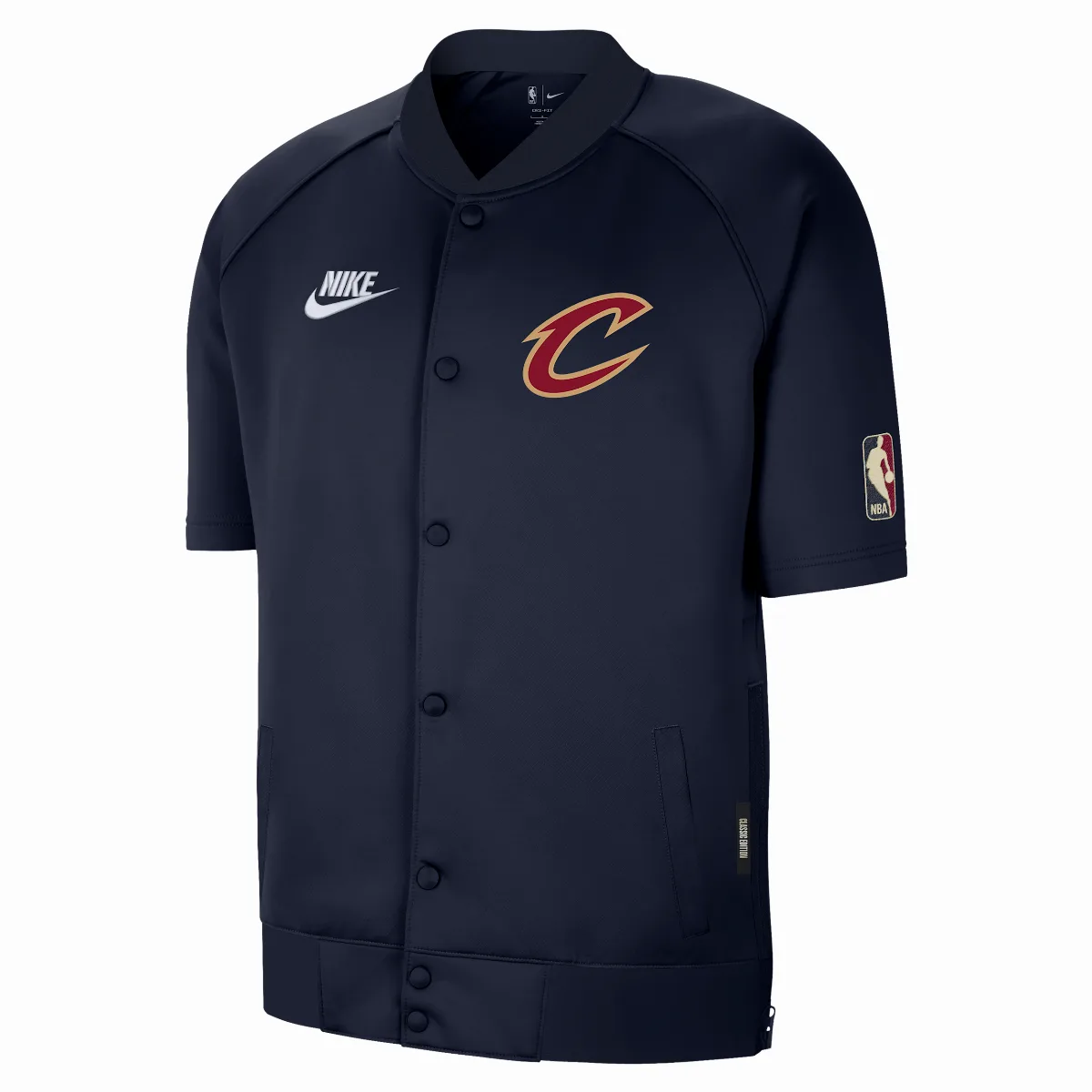 Cleveland Cavaliers Hardwood Classics Dri-FIT NBA Short-Sleeve Jacket by Nike