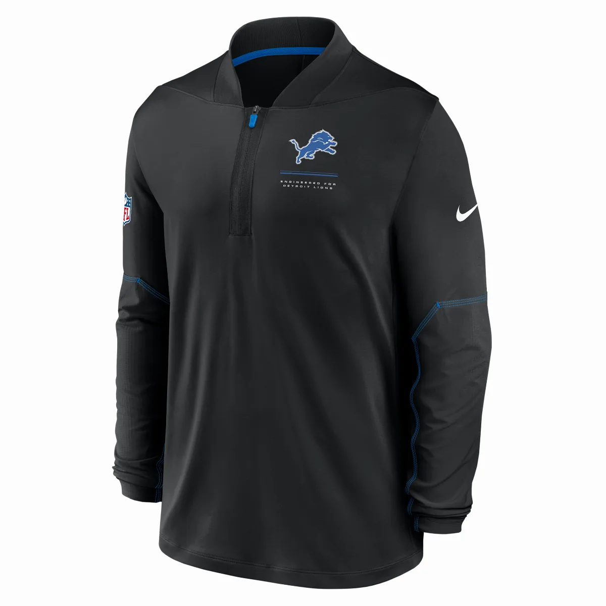 Detroit Lions Sideline Dri-FIT NFL 1/2-Zip Top by Nike