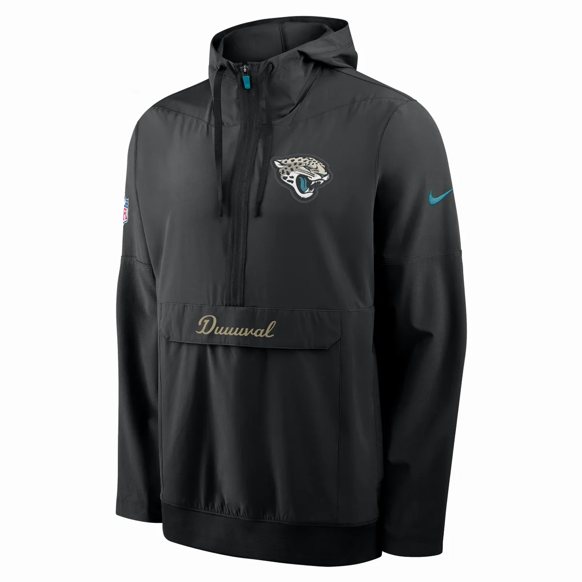 Jacksonville Jaguars Rivalries Collection Sideline Anorak NFL 1/2-Zip Hooded Jacket by Nike