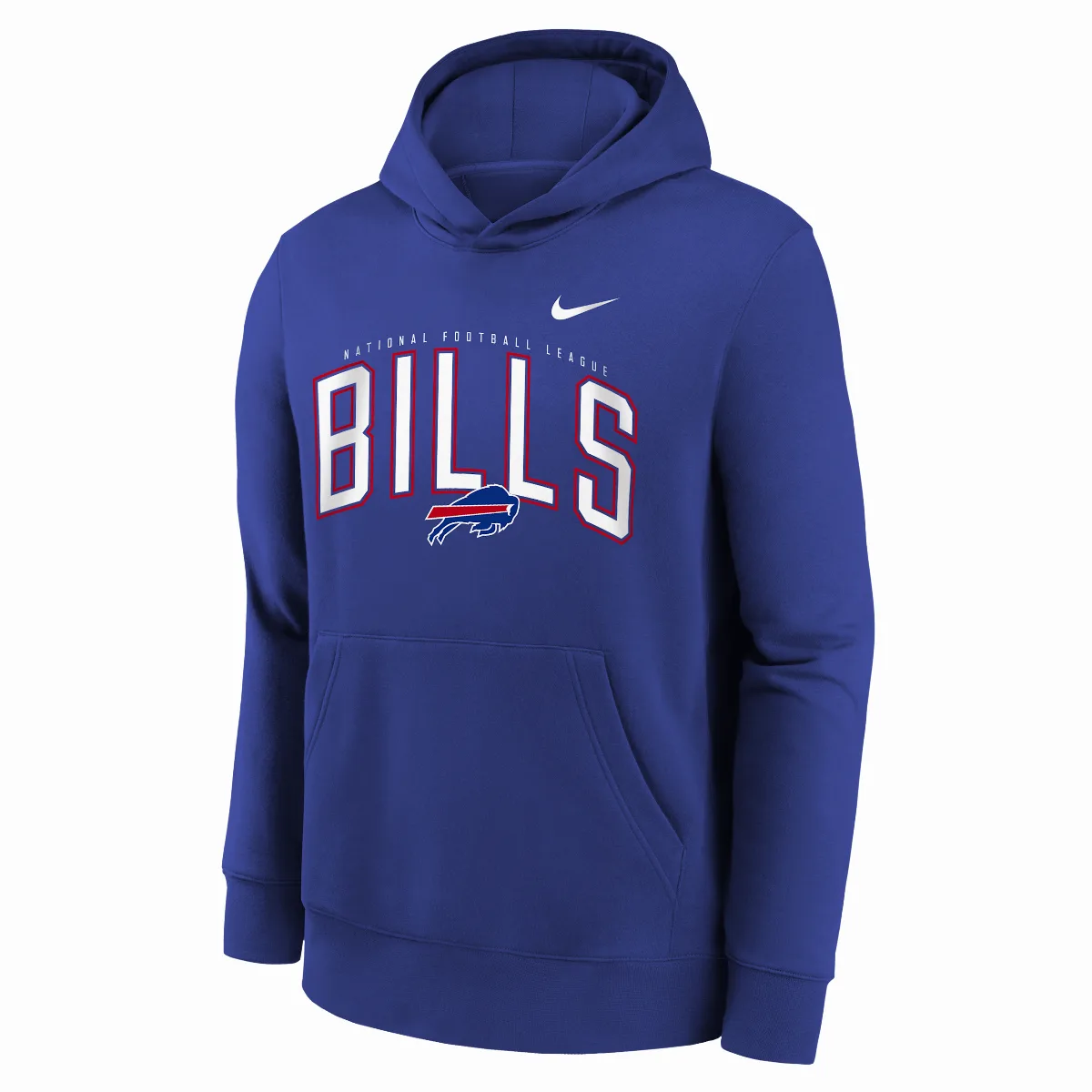 Buffalo Bills Essentials Club Logo Arch NFL Pullover Crew by Nike
