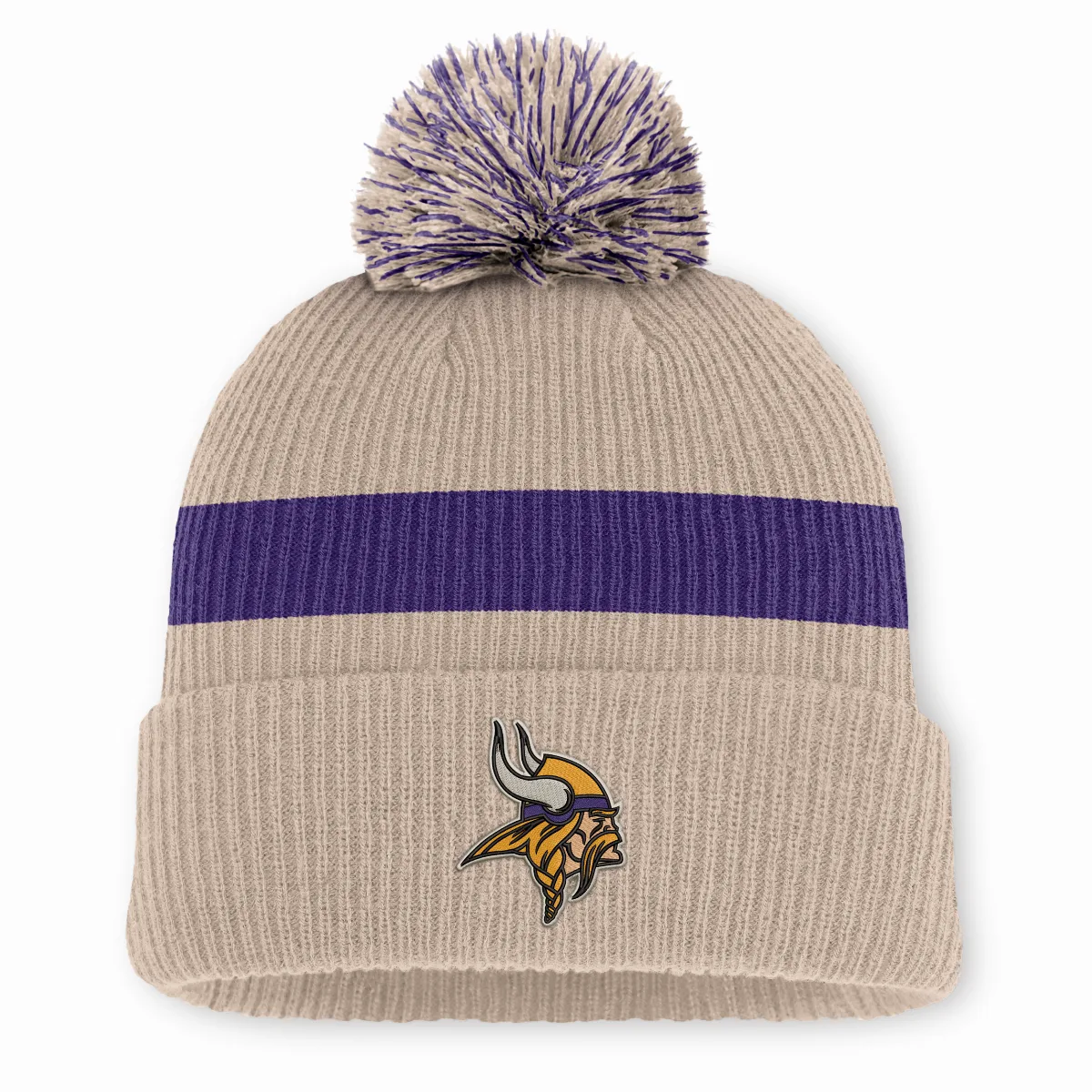 Minnesota Vikings Rewind Peak NFL Cuffed Pom Beanie by Nike